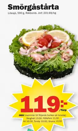 Pekås Smörgåstårta erbjuda
