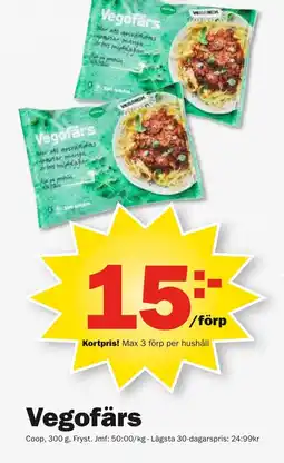Pekås COOP Vegofärs erbjuda