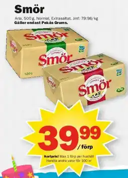 Pekås ARLA Smör erbjuda