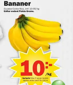 Pekås Bananer erbjuda