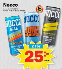 Pekås Nocco erbjuda