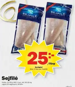 Pekås FESTOS Sejfilé erbjuda