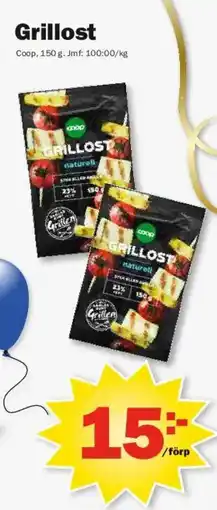 Pekås COOP Grillost erbjuda