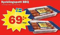 Pekås LÖNNEBERGA Kycklingspett bbq erbjuda
