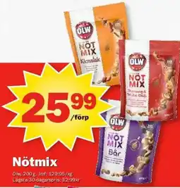 Pekås OLW Nötmix erbjuda
