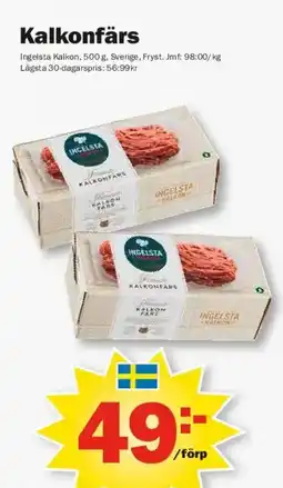 Pekås INGELSTA Kalkonfärs erbjuda