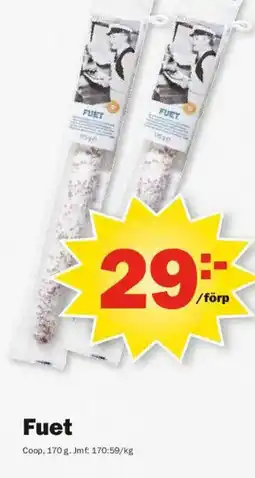 Pekås COOP Fuet erbjuda