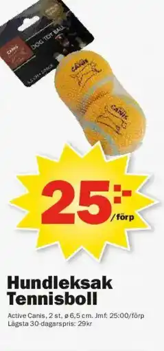 Pekås Hundleksak tennisboll erbjuda