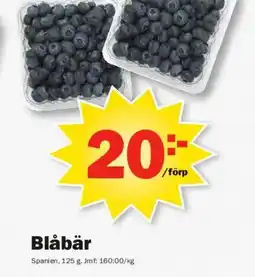 Pekås Blåbär erbjuda