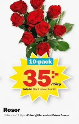 Pekås Rosor erbjuda