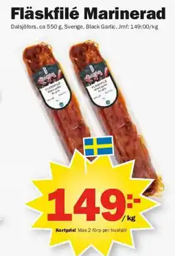 Pekås Fläskfilé Marinerad erbjuda