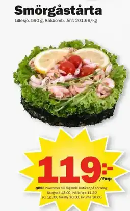 Pekås Smörgåstårta erbjuda