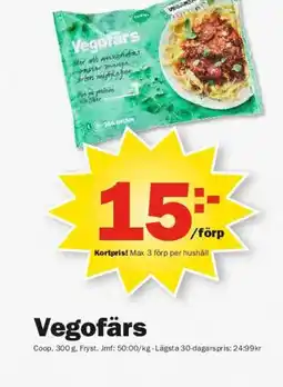 Pekås COOP Vegofärs erbjuda