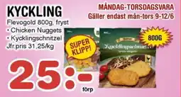 Nya Pulsen FLEVOGOLD Kyckling erbjuda