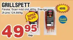 Nya Pulsen Grillspett erbjuda