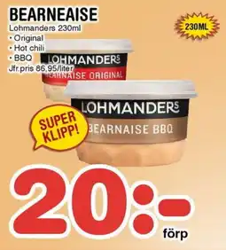 Nya Pulsen LOHMANDERS Bearneaise erbjuda