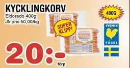 Nya Pulsen ELDORADO Kycklingkorv erbjuda