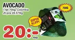Nya Pulsen Avocado erbjuda