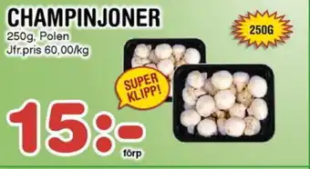 Nya Pulsen Champinjoner erbjuda