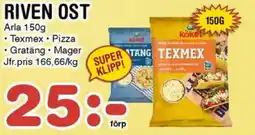 Nya Pulsen ARLA Riven ost erbjuda