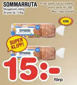 Nya Pulsen SKOGAHOLM Sommarruta erbjuda