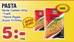 Nya Pulsen MONTE CASTELLO Pasta erbjuda