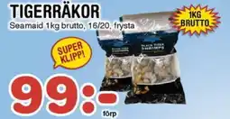 Nya Pulsen SEAMAID Tigerräkor erbjuda