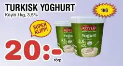Nya Pulsen KÖYLÖ Turkisk yoghurt erbjuda