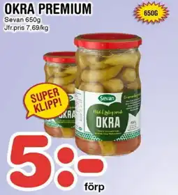 Nya Pulsen SEVAN Okra premium erbjuda