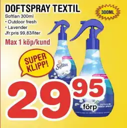 Nya Pulsen SOFTLAN Doftspray textil erbjuda