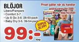 Nya Pulsen LIBERO Blöjor erbjuda