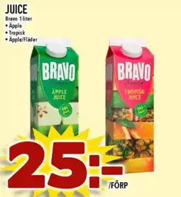Nya Pulsen BRAVO Juice erbjuda