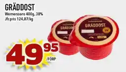 Nya Pulsen WERNERSSONS Gräddost erbjuda
