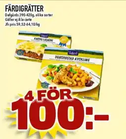 Nya Pulsen Färdigrätter erbjuda