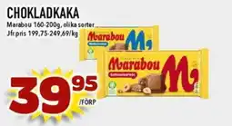 Nya Pulsen MARABOU Chokladkaka erbjuda