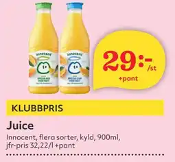 Östenssons INNOCENT Juice erbjuda