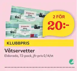 Östenssons ELDORADO Våtservetter erbjuda