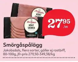 Östenssons JAKOBSDALS Smörgåspålägg erbjuda