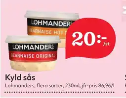 Östenssons LOHMANDERS Kyld sås erbjuda