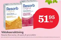 Östenssons RESORB Vätskeersättning erbjuda