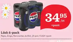 Östenssons PEPSI Läsk 6-pack erbjuda