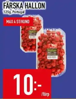 Matdax Färska hallon erbjuda