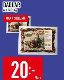 Matdax AL EMIR Dadlar erbjuda