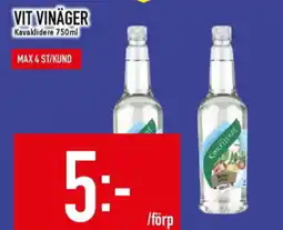 Matdax Vit vinäger erbjuda