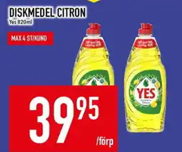 Matdax YES Diskmedel citron erbjuda