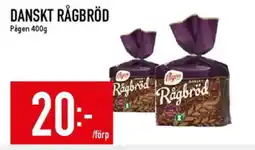 Matdax PAGEN Danskt rågbröd erbjuda