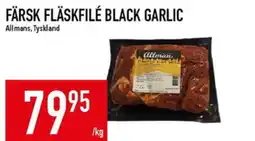 Matdax ALLMANS Färsk fläskfilé black garlic erbjuda