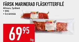 Matdax ALLMANS Färsk marinerad fläskytterfilé erbjuda