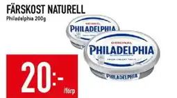 Matdax PHILADELPHIA Färskost naturell erbjuda