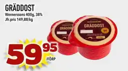 Din Mat WERNERSSONS Gräddost erbjuda
